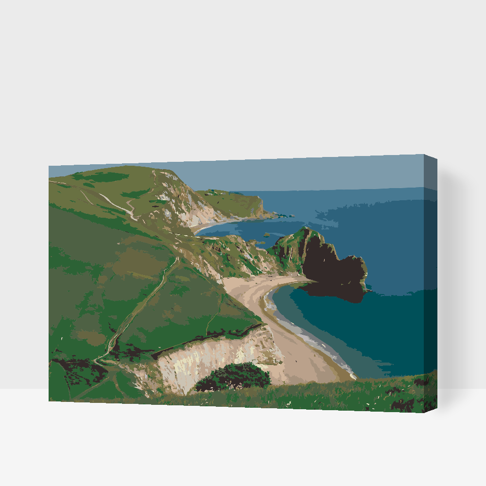 Paint by Numbers - Dorsetkysten
