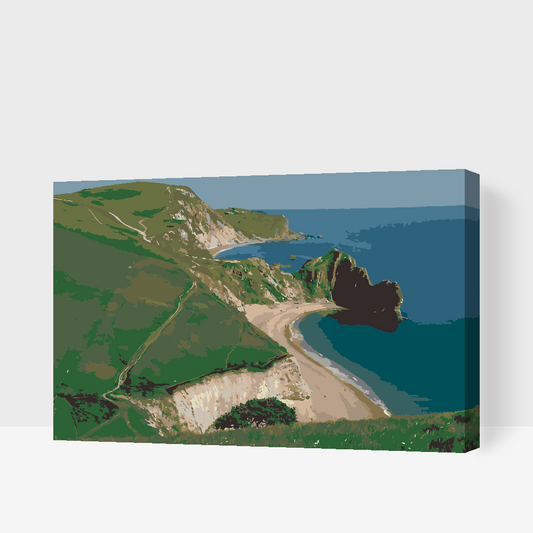 Paint by Numbers - Dorsetkysten