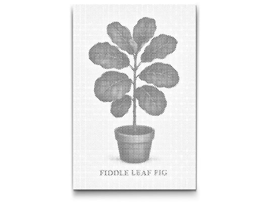 Mal-med-prikker -  Fiddle Leaf Fig