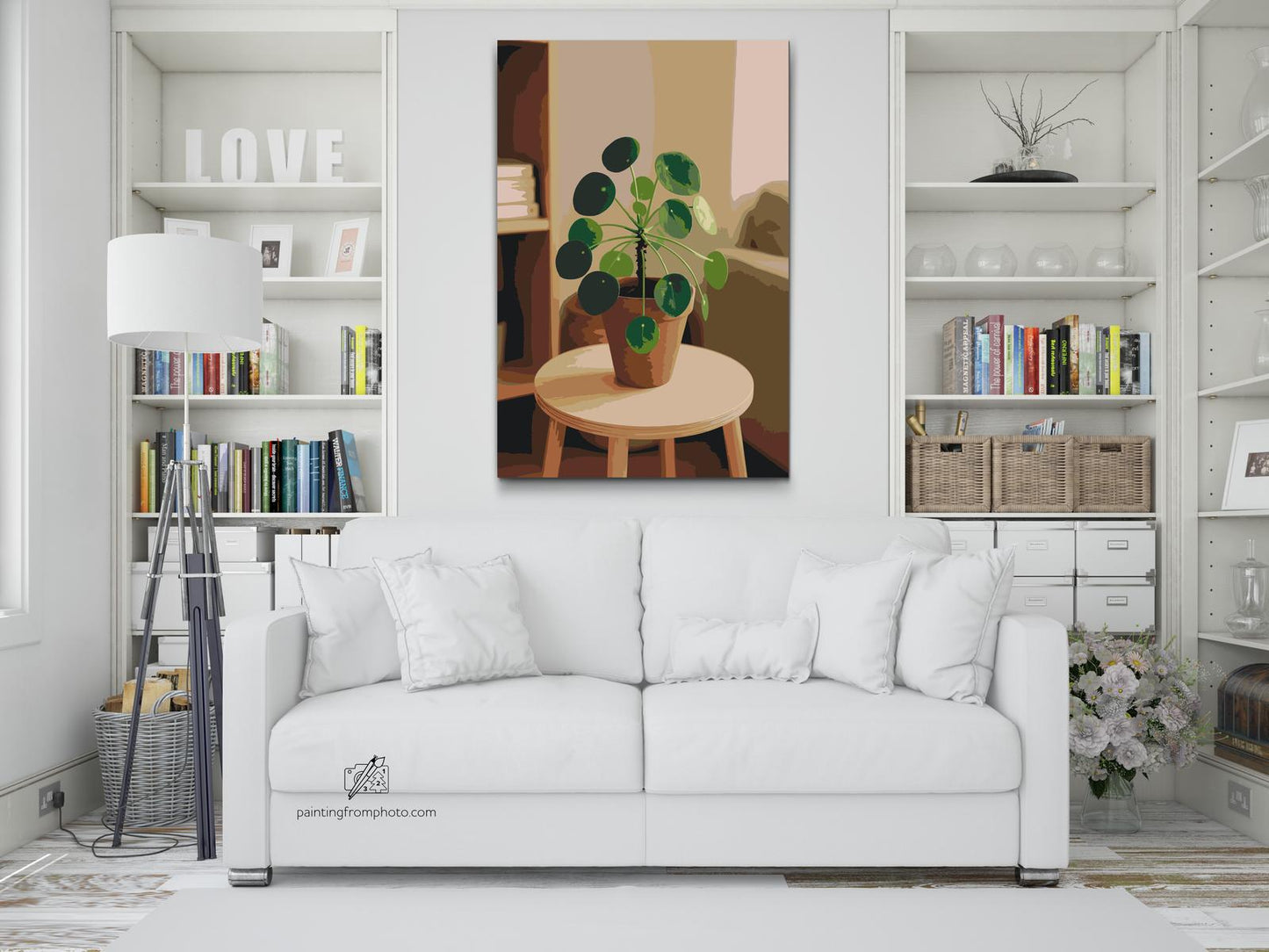 Paint by Numbers - Pilea peperomioides