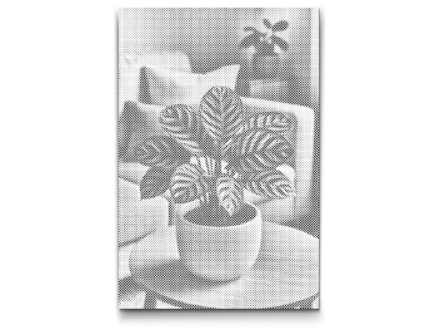 Mal-med-prikker -  Calathea