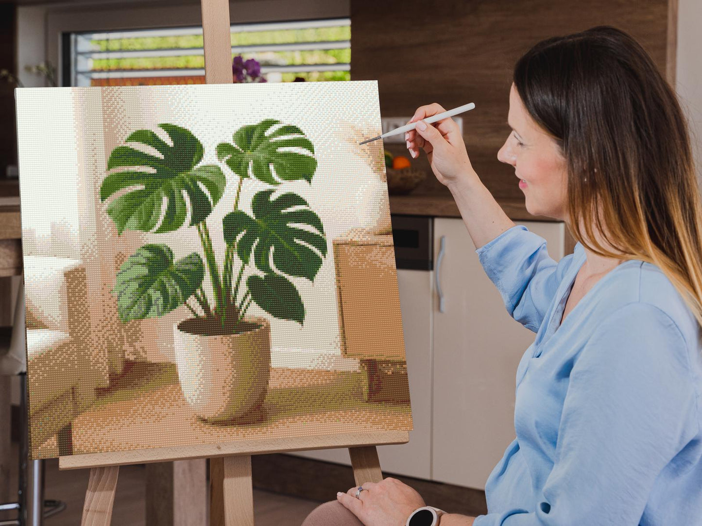 Diamond Painting - Monstera deliciosa