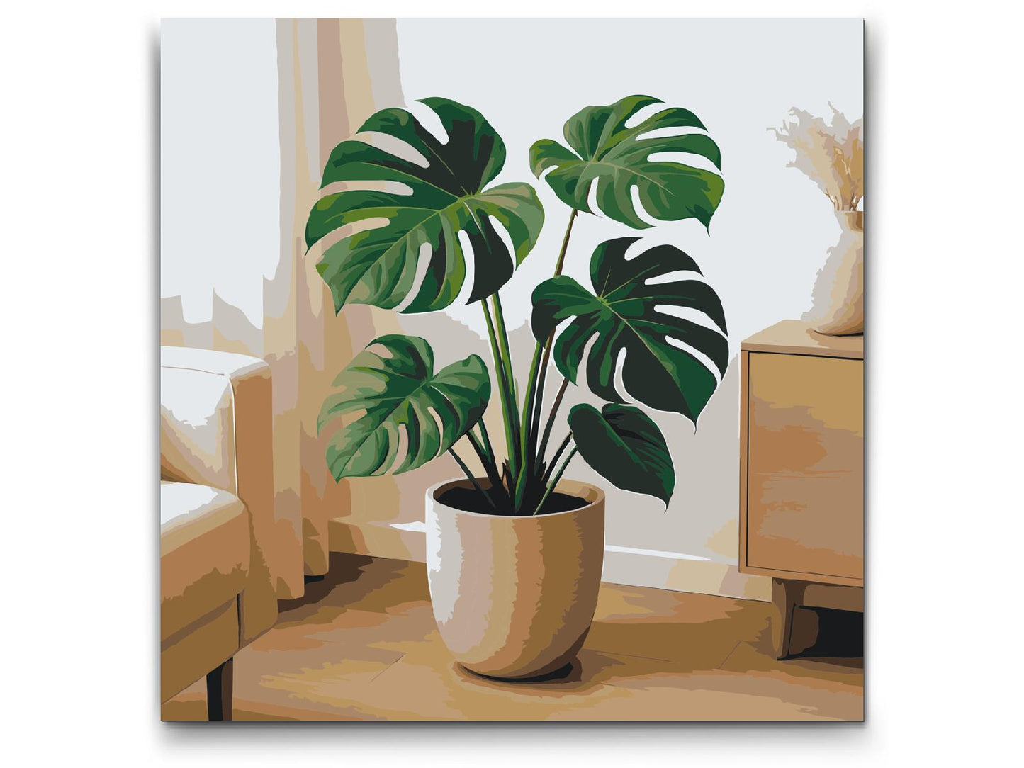 Paint by Numbers - Monstera deliciosa