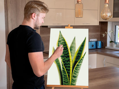 Diamond Painting - Sansevieria (slangeplante)