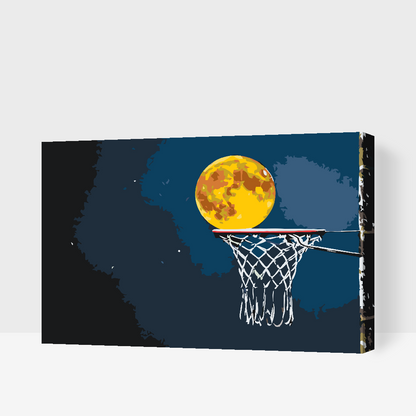 Paint by Numbers - Basketball fuldmåne