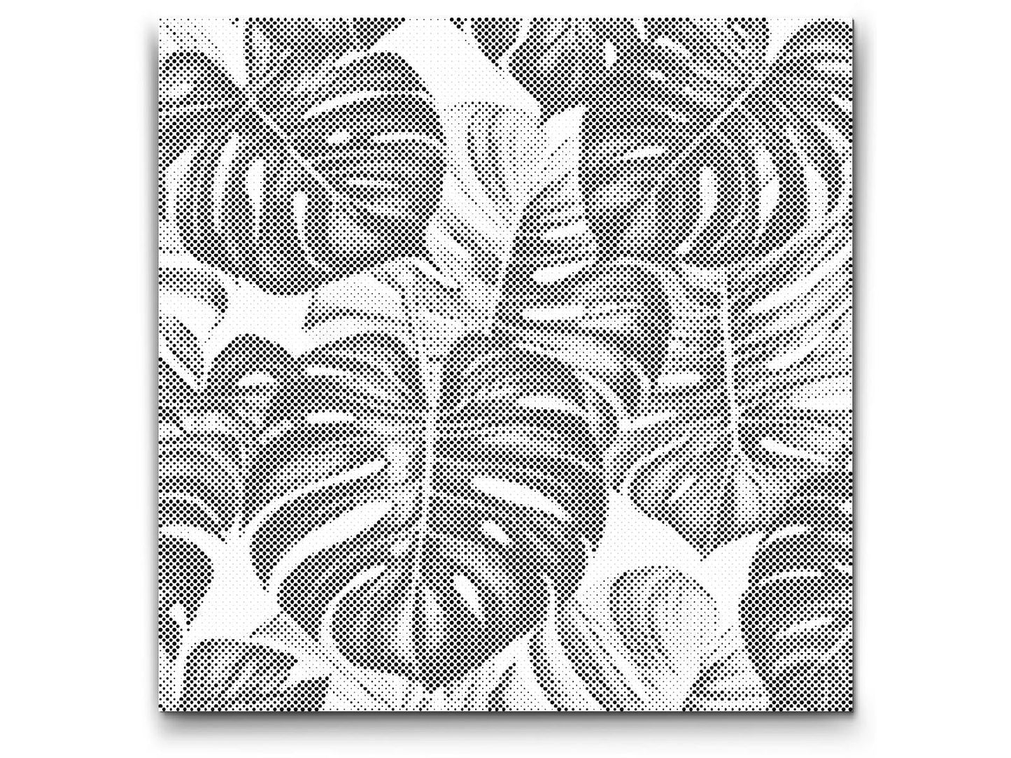 Mal-med-prikker -  Monstera