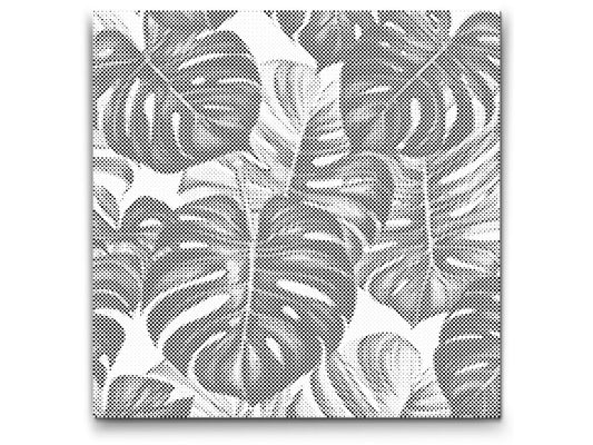 Mal-med-prikker -  Monstera