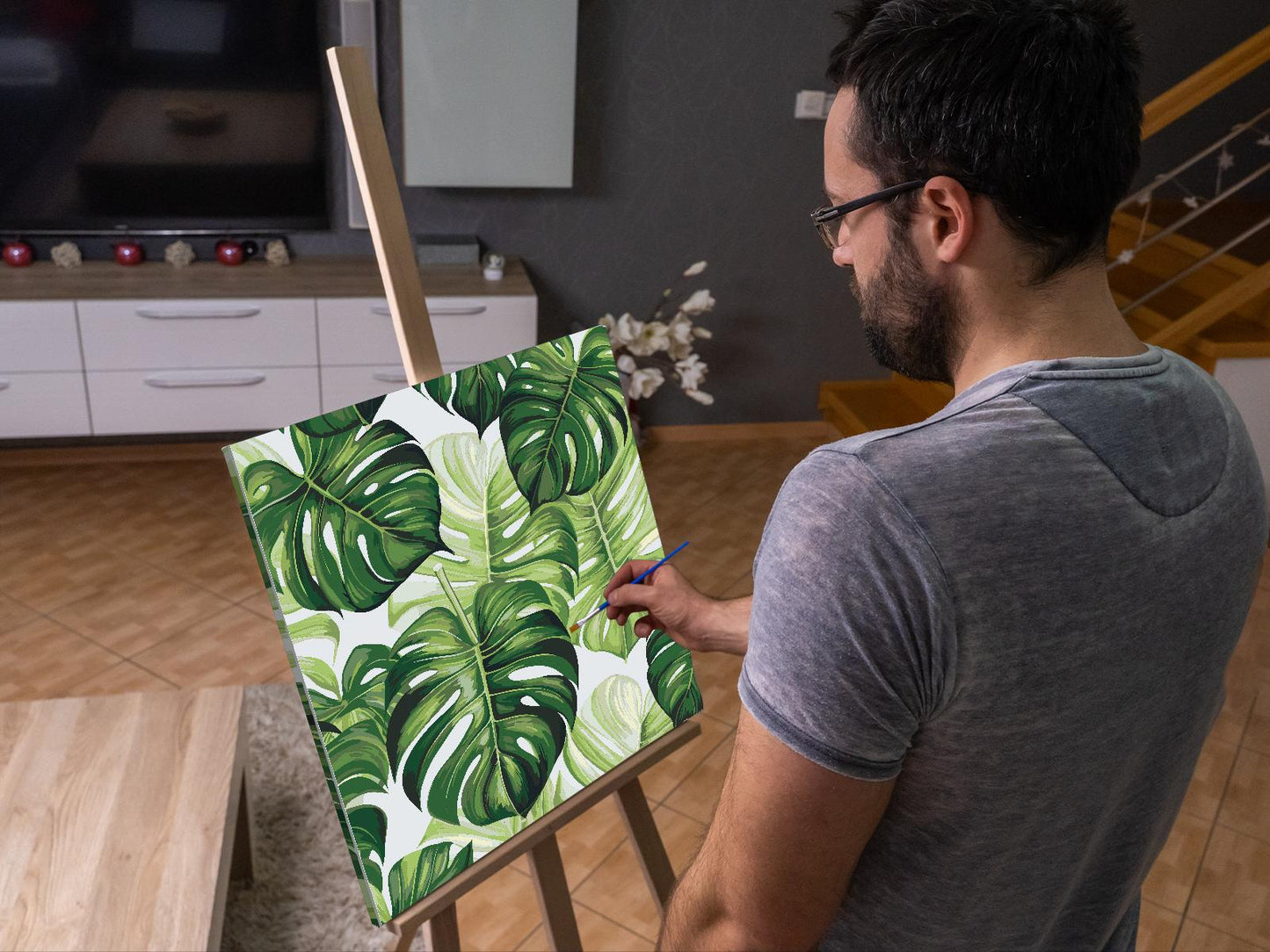 Paint by Numbers - Monstera