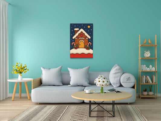 Diamond Painting - Jule-peberkagehus