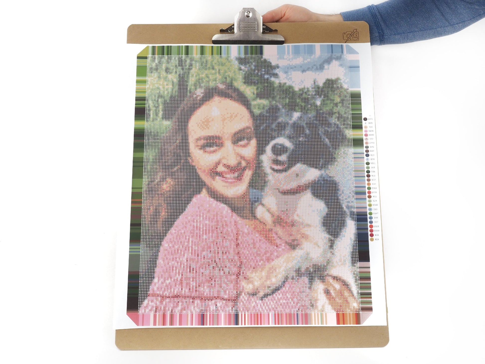 Hobby Tilbehør - Træclipboard (håndholdt) - 63x48cm