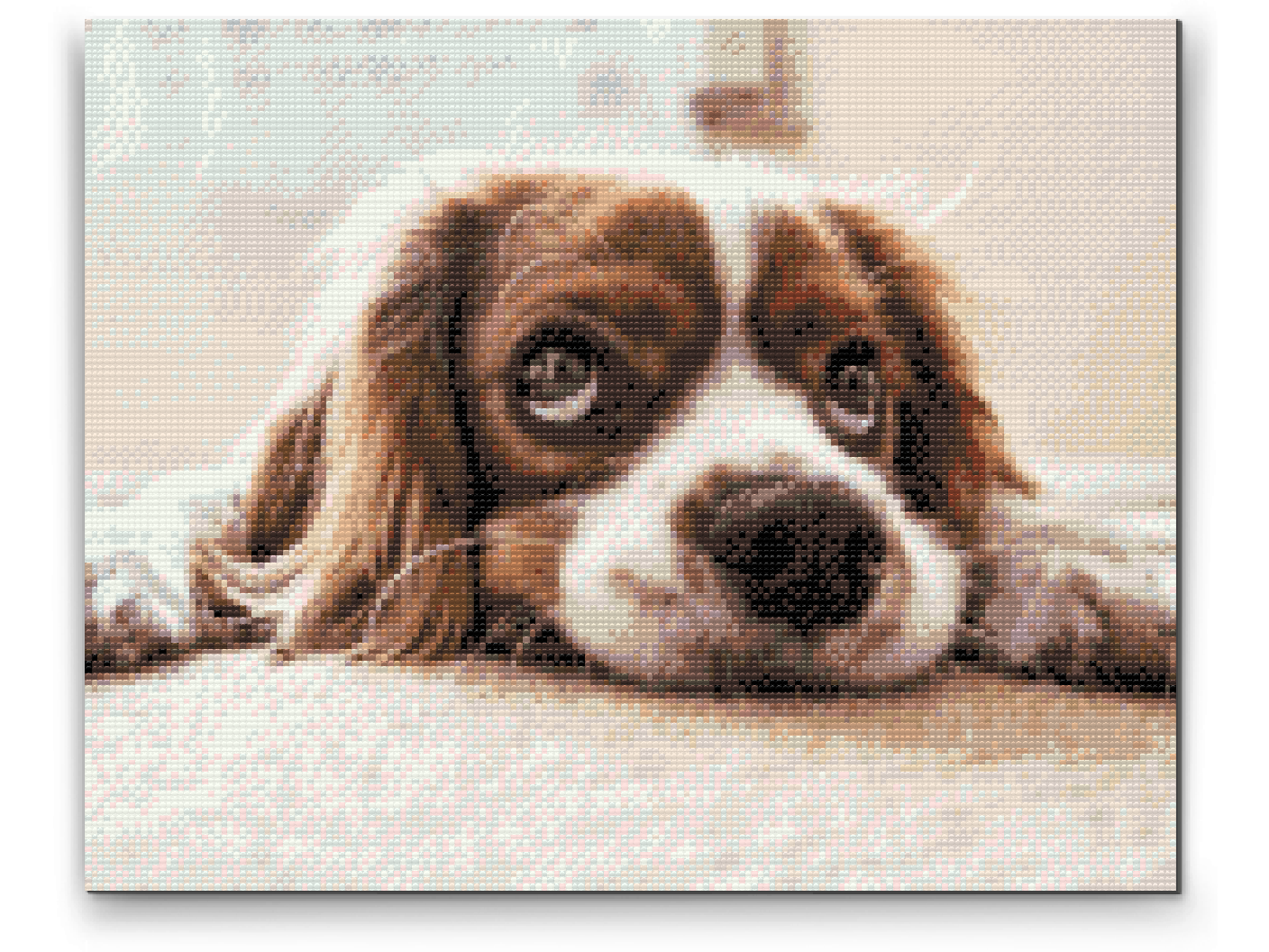 Diamond Painting - Triste hund