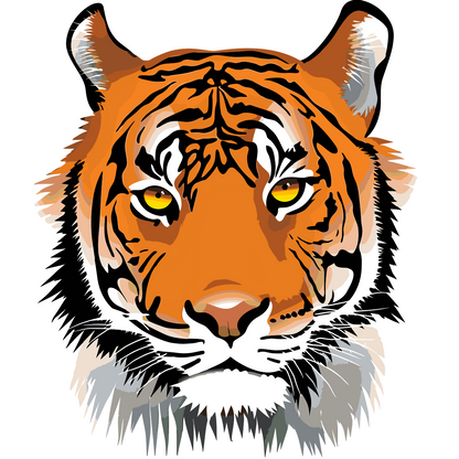 Paint by Numbers - Tigerhoved
