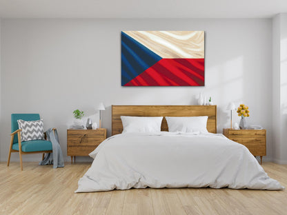 Diamond Painting - Tjekkisk flag