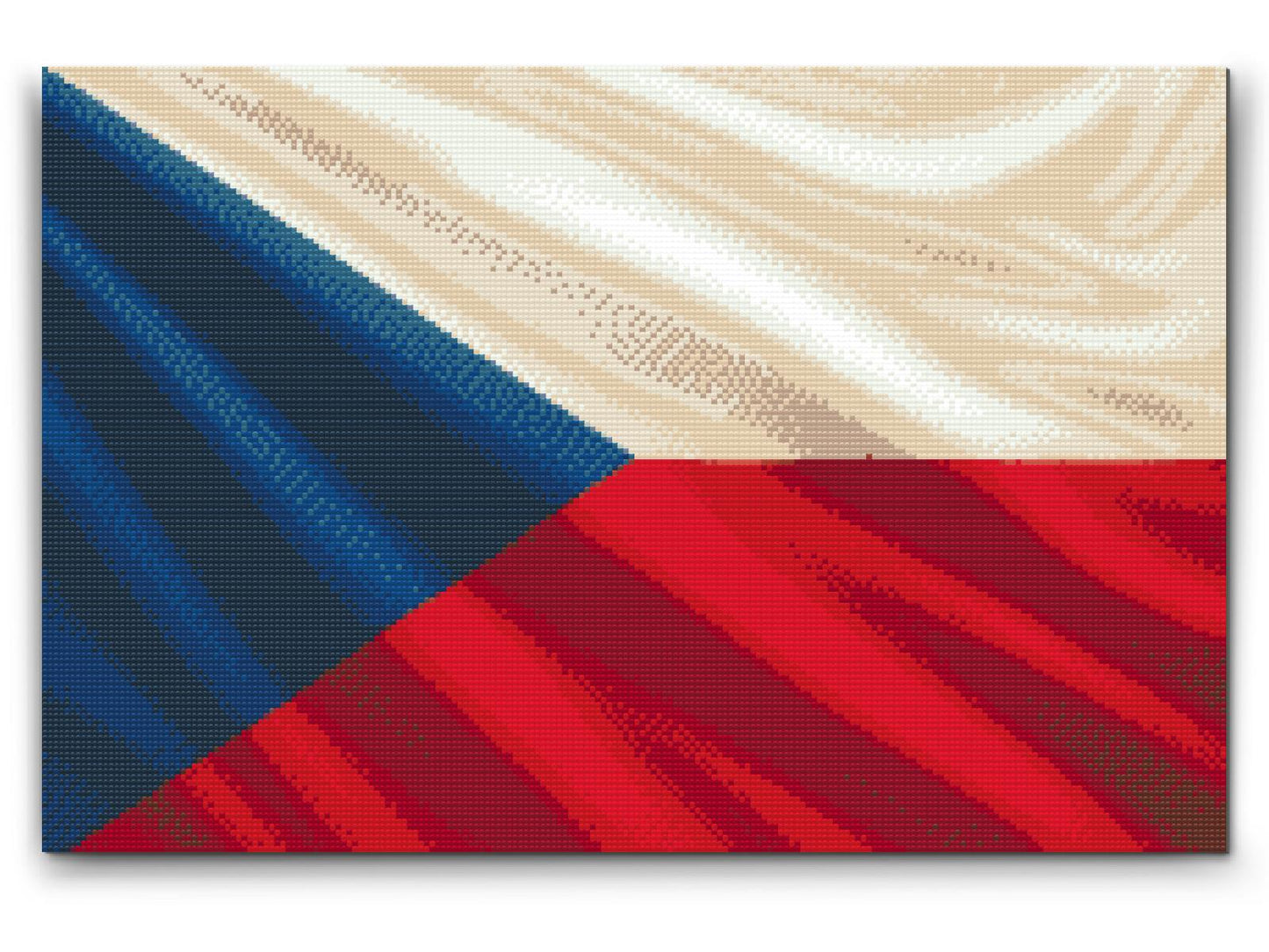 Diamond Painting - Tjekkisk flag