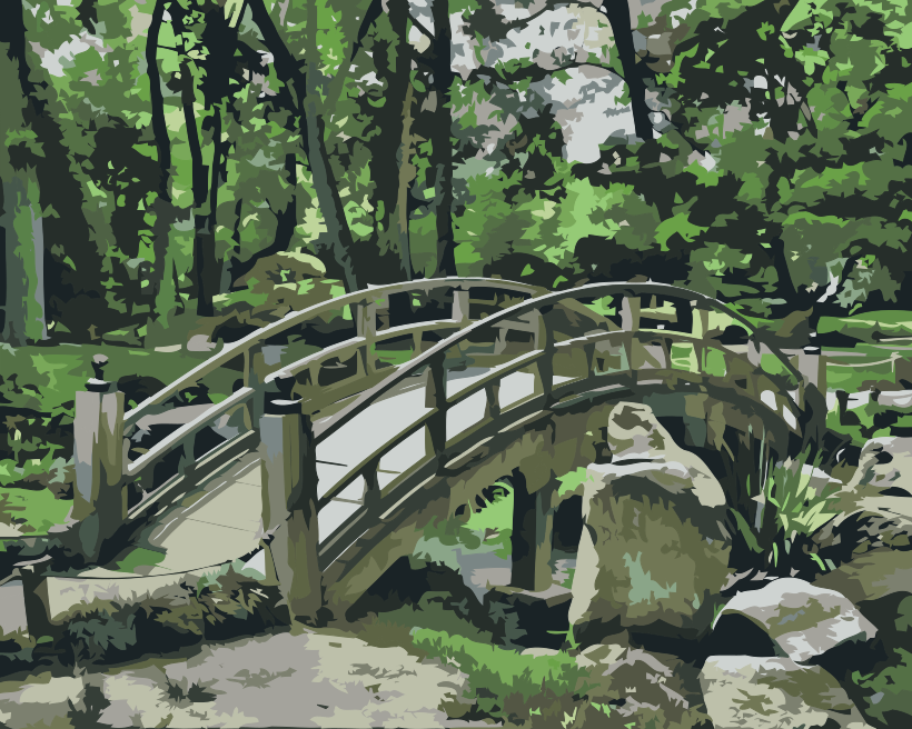 Paint by Numbers - Broen i haven