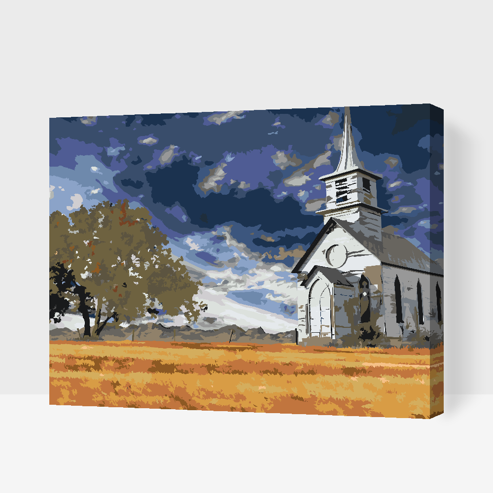 Paint by Numbers - Forladt kirke