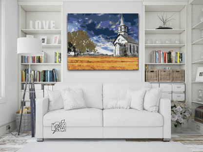 Paint by Numbers - Forladt kirke