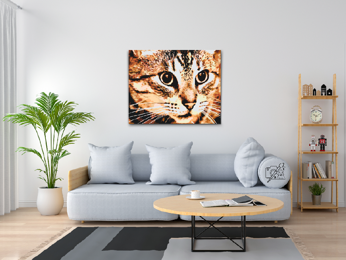 Paint by Numbers - Tiger Cat