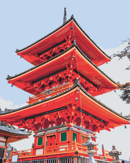 Paint by Numbers - Senso-ji Tempel 2