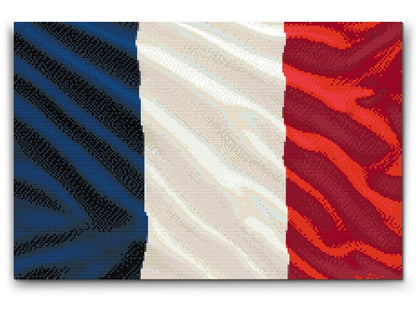Diamond Painting - Fransk flag