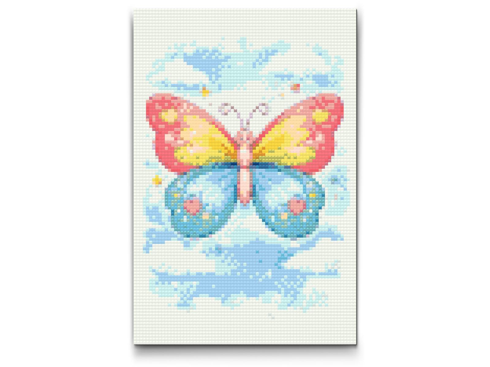 Diamond Painting - Forårs sommerfugl
