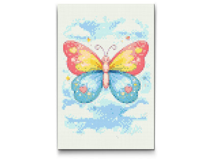 Diamond Painting - Forårs sommerfugl