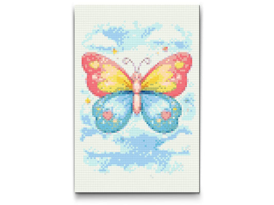 Diamond Painting - Forårs sommerfugl