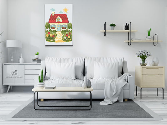 Paint by Numbers - Spring House