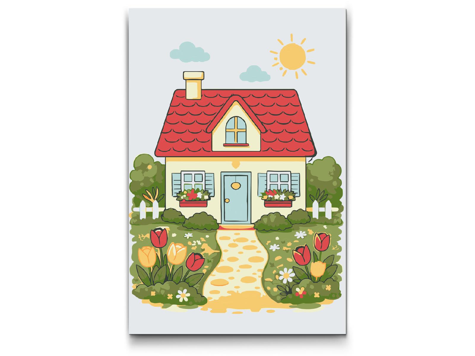 Paint by Numbers - Spring House