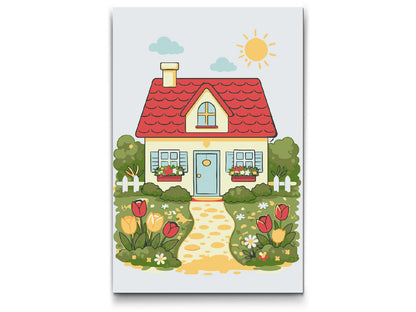 Paint by Numbers - Spring House