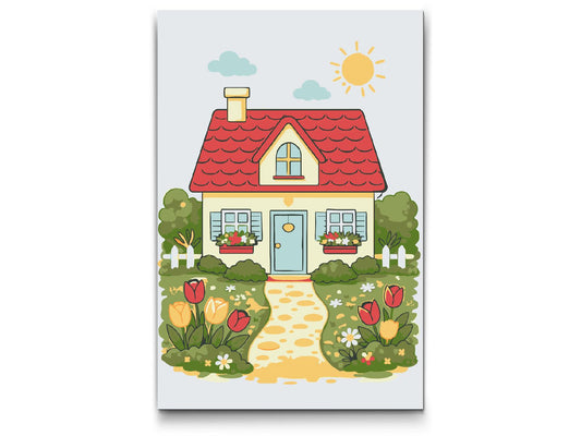 Paint by Numbers - Spring House
