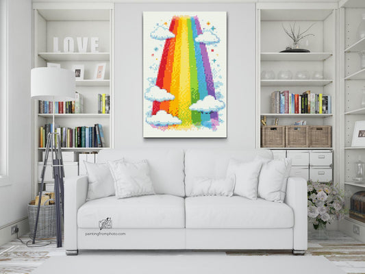 Diamond Painting - Regnbuestribe