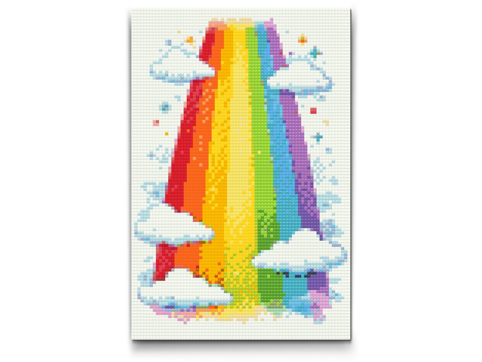 Diamond Painting - Regnbuestribe