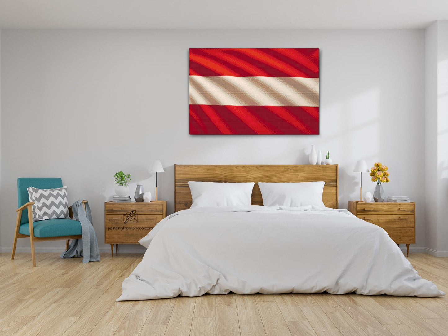 Diamond Painting - Østrigsk flag