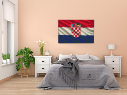 Diamond Painting - Kroatisk flag