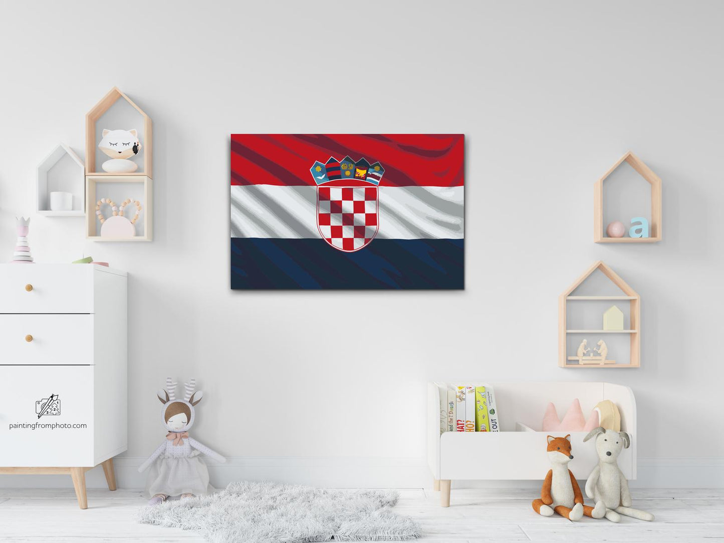 Paint by Numbers - Kroatisk flag