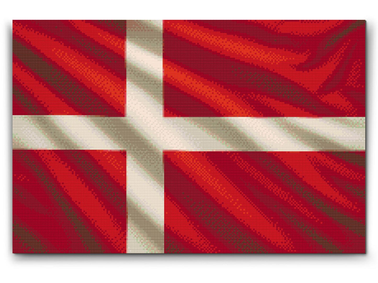 Diamond Painting - Dansk flag