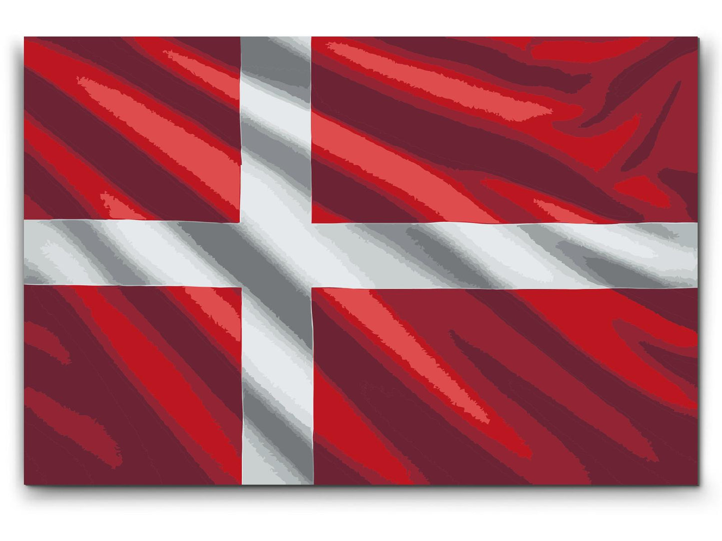 Paint by Numbers - Dansk flag