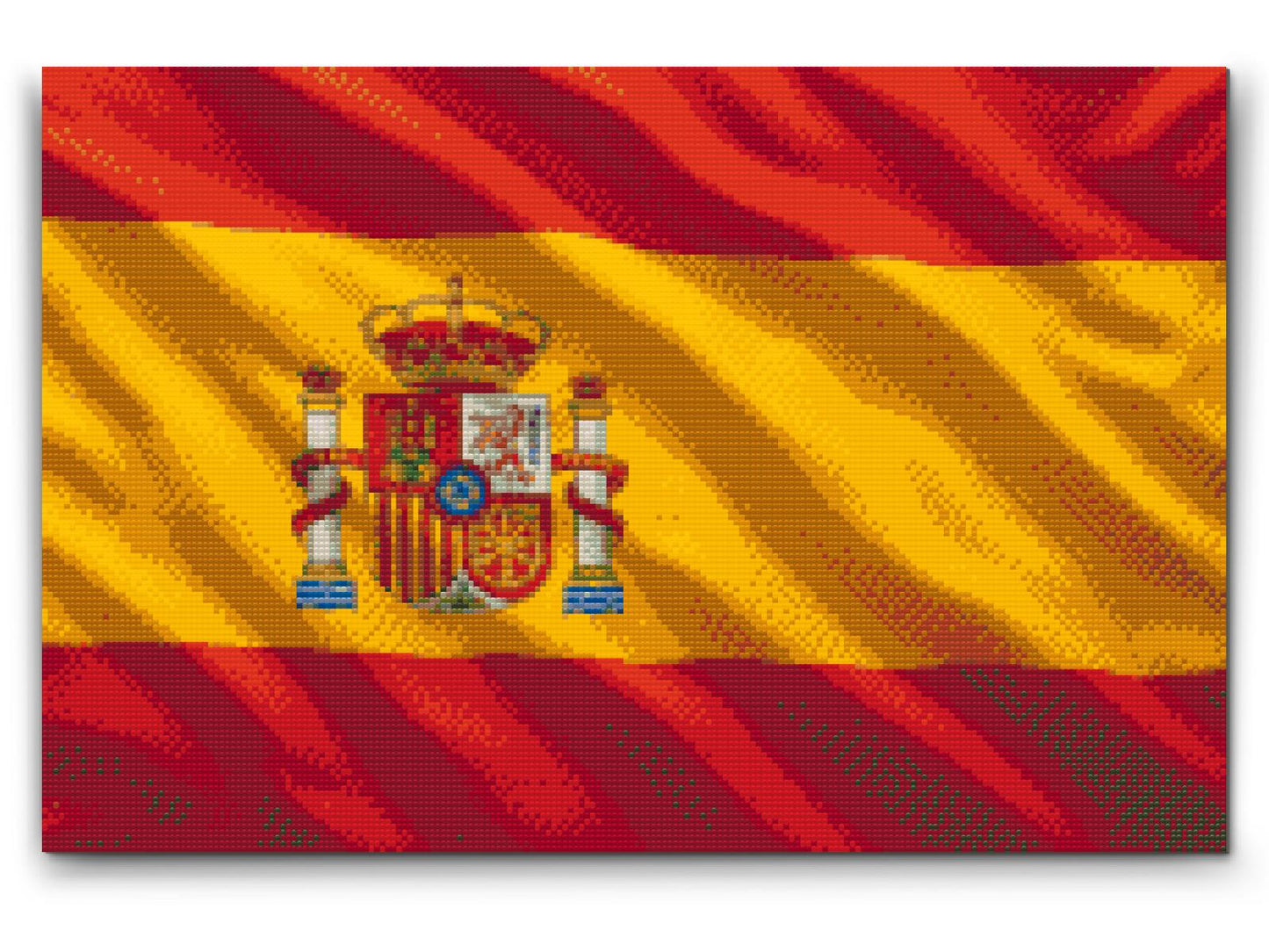 Diamond Painting - Spansk flag