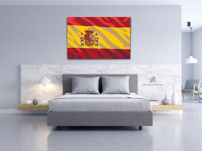 Paint by Numbers - Spansk flag