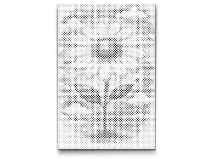 Mal-med-prikker -  Margueritt i skyerne