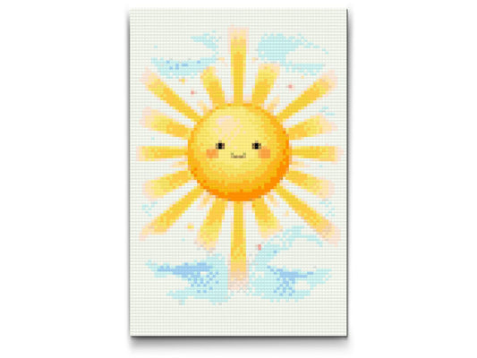 Diamond Painting - Sol på himlen