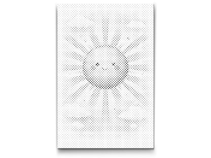Mal-med-prikker -  Sol på himlen
