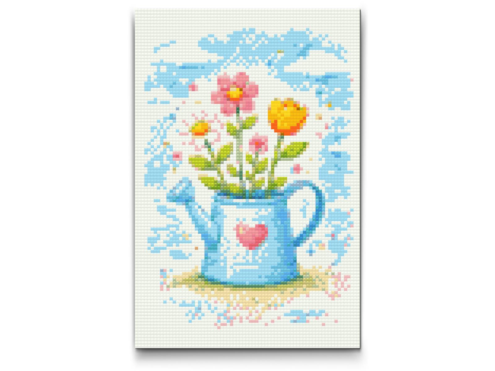 Diamond Painting - Forårsbuket i en vandkande