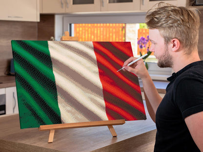 Diamond Painting - Italiensk flag