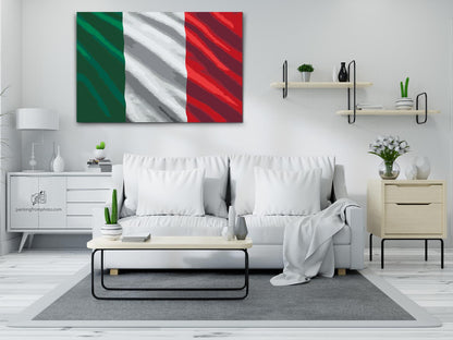 Paint by Numbers - Italiensk flag