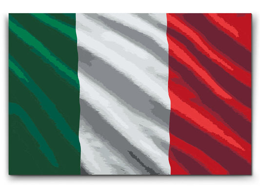 Paint by Numbers - Italiensk flag