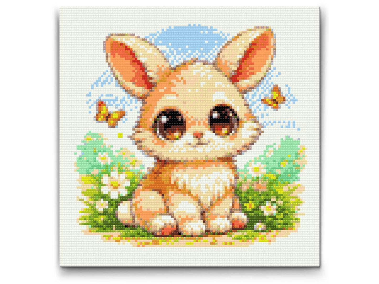 Diamond Painting - Kanin med de Store Øjne