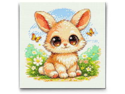 Diamond Painting - Kanin med de Store Øjne