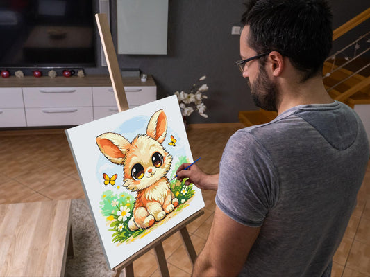 Paint by Numbers - Kanin med de Store Øjne